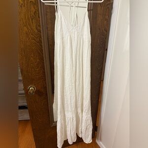 Aerie White Maxi Dress